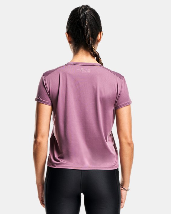 Women's UA Knockout T-Shirt in Purple image number 1